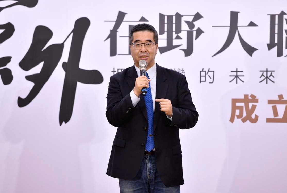 馬英九基金會執行長蕭旭岑。（鏡報新聞網提供）