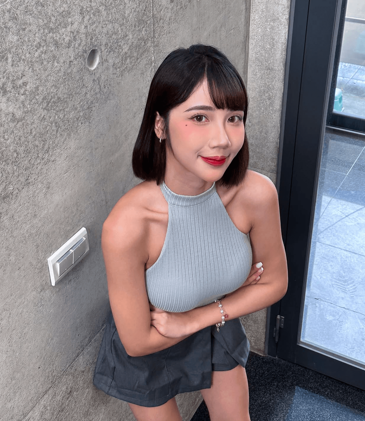 彭彭也將在2月底成為樂天女孩。（樂天桃猿提供）