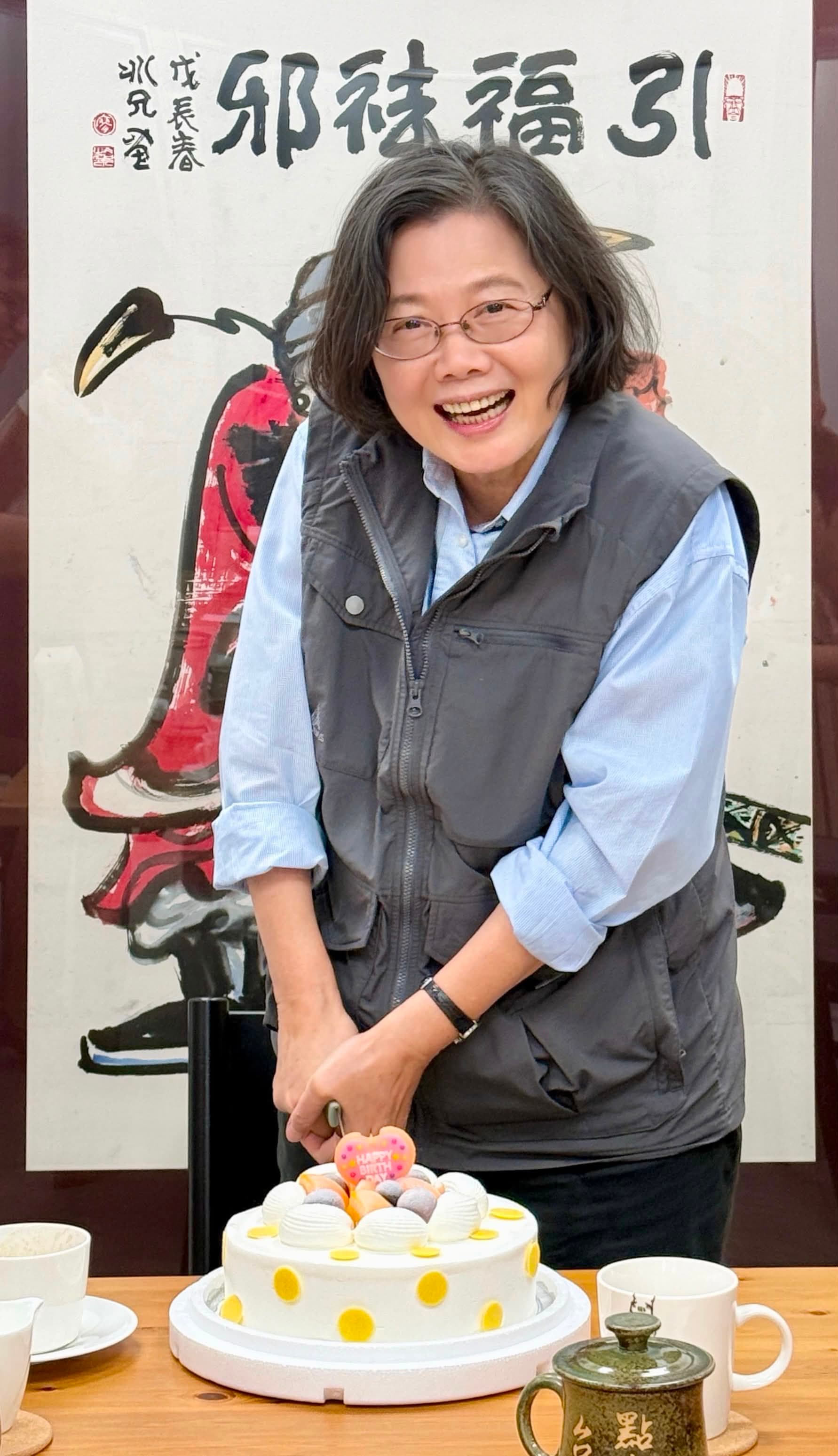 今日是蔡英文70歲大壽。（翻攝自Threads@tsai_ingwen）