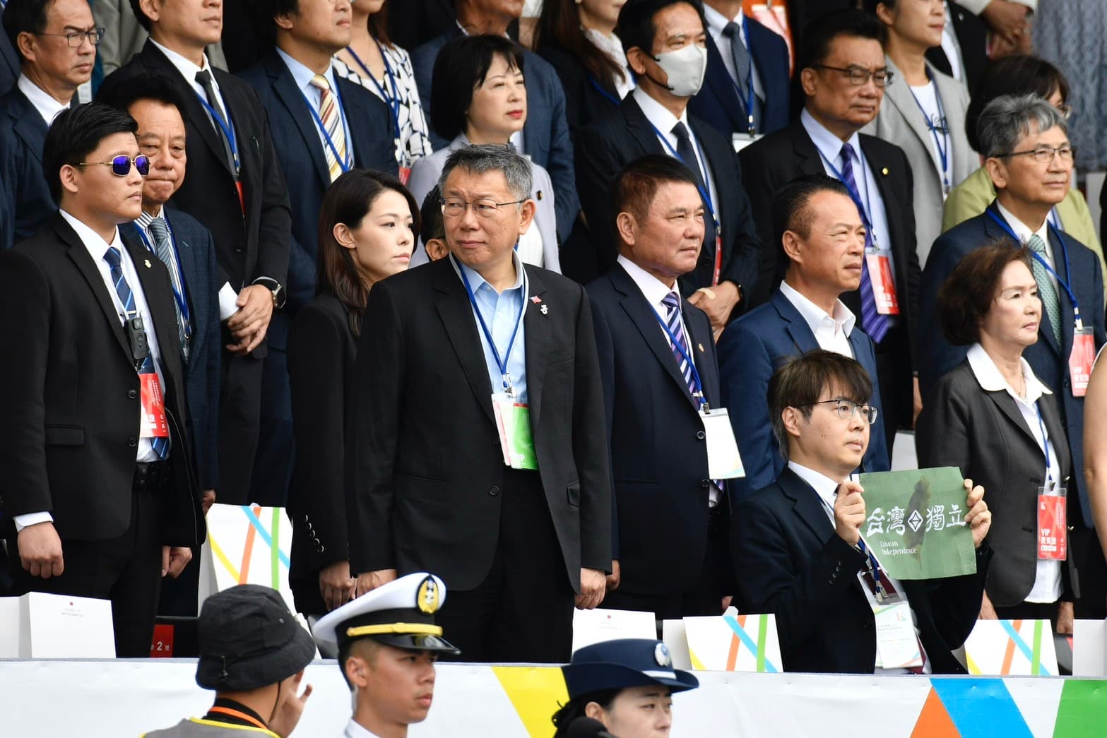 柯文哲今參與總統就職典禮，下午也召開記者會針對賴清德講稿提出質疑。
