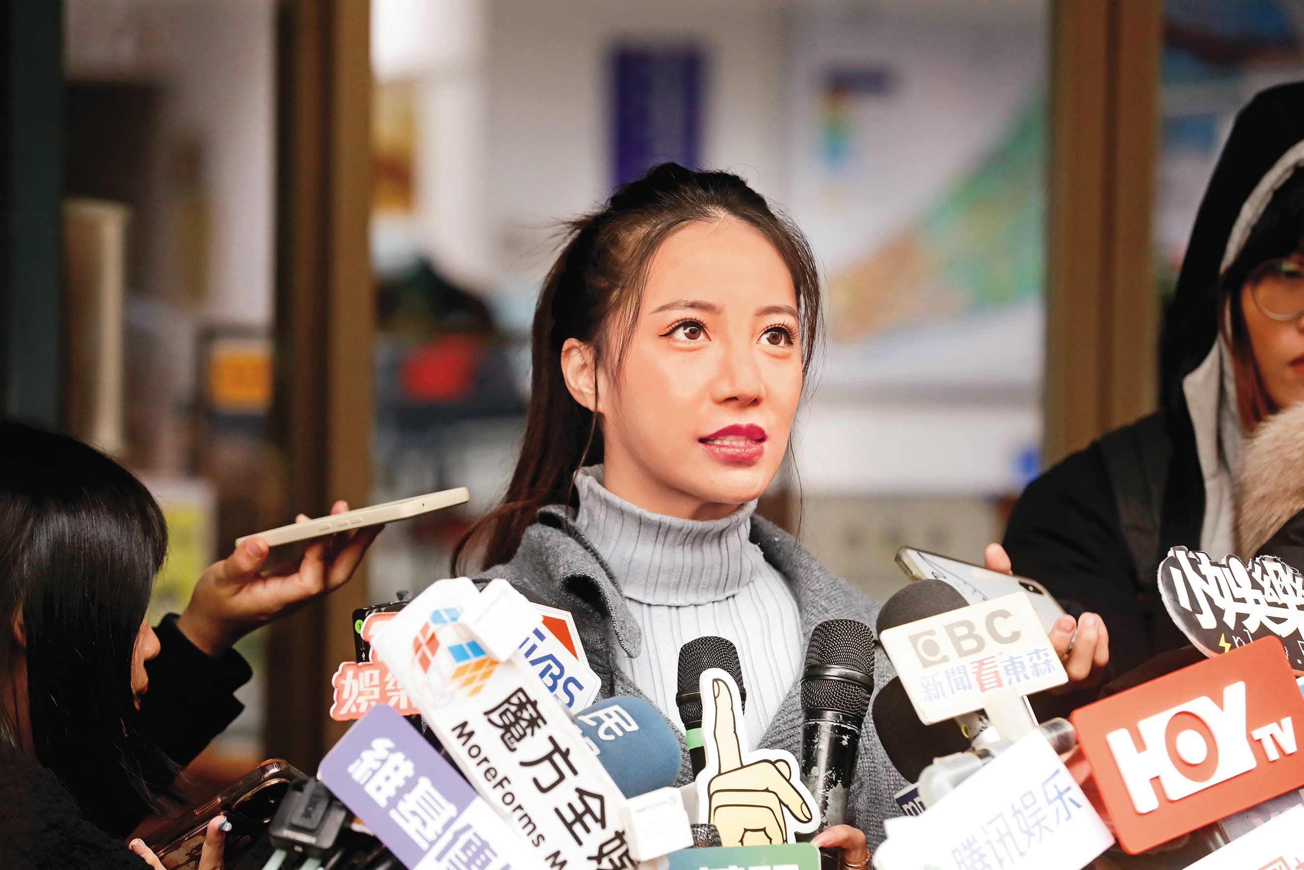 SAUCE人氣旺，遭詐騙集團仿冒，讓林采緹氣到去警局報案。