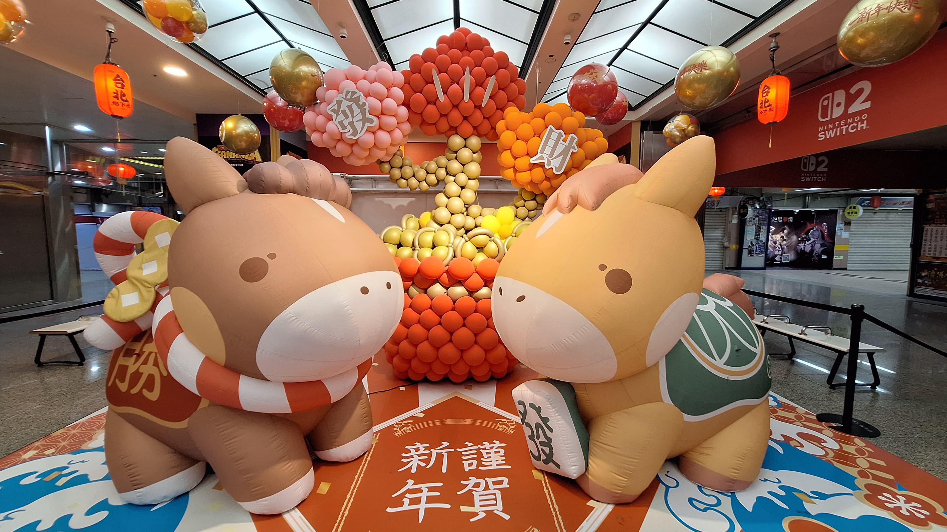 北市地下街。（北市府提供）