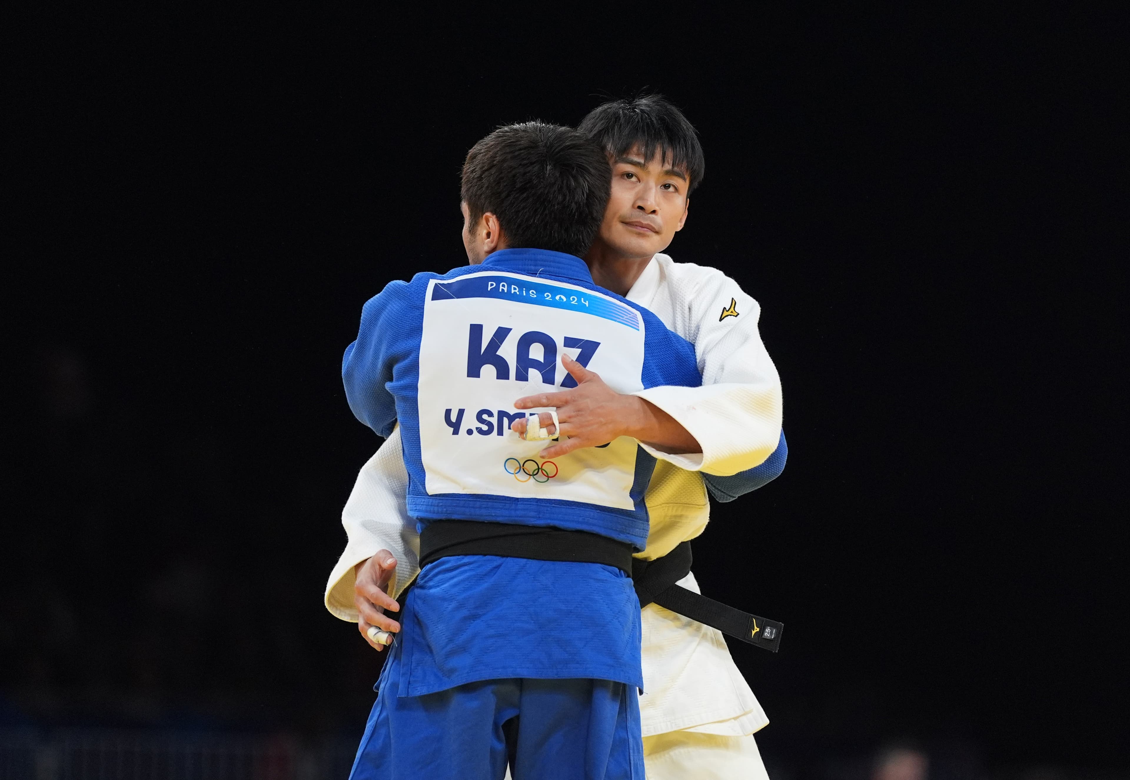 楊勇緯不敵哈薩克選手，在8強賽落敗。（中華奧會提供）