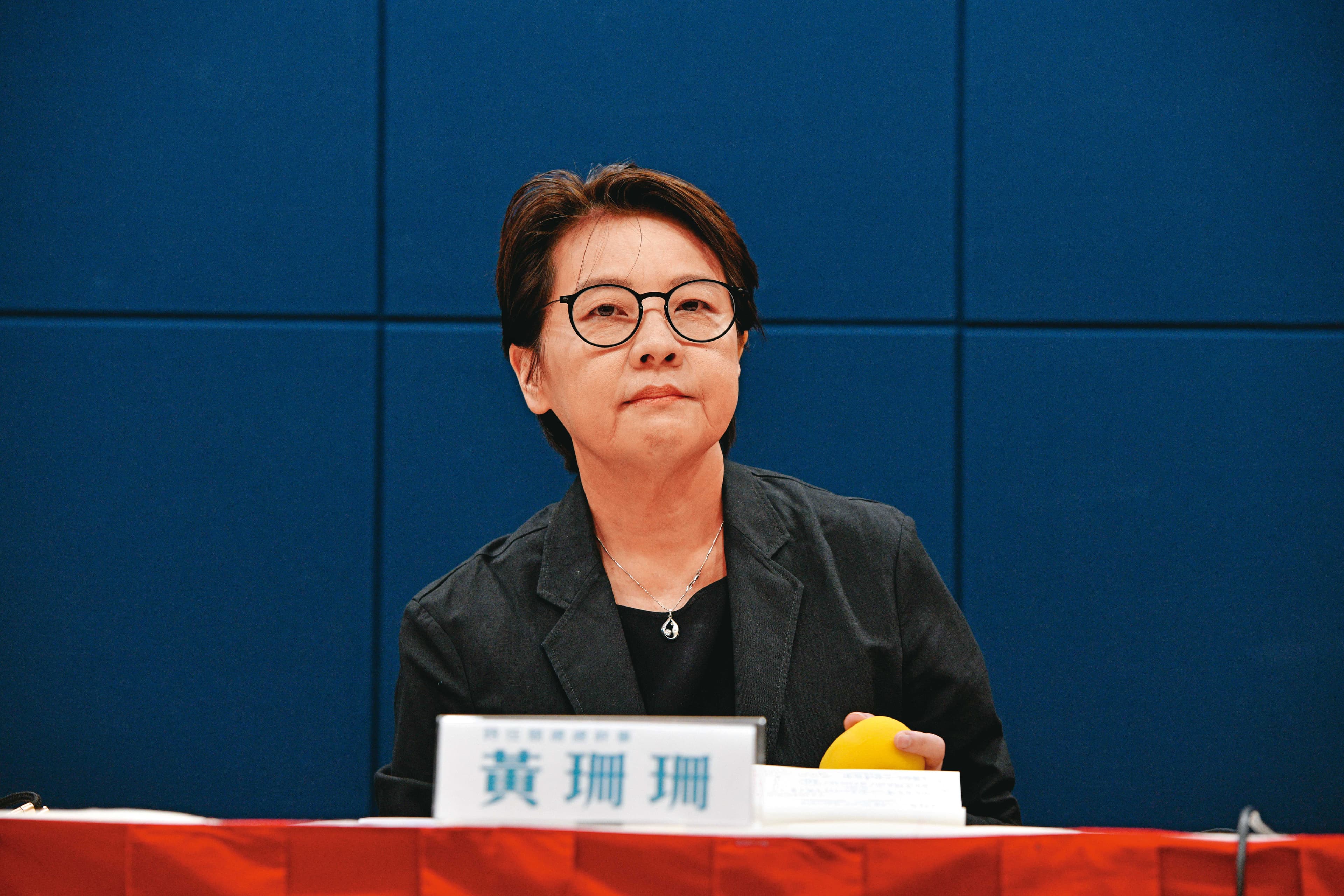 黃珊珊（圖）除涉柯文哲假帳案挨告，另捲入京華城改建圖利案，成為專案小組約談目標。