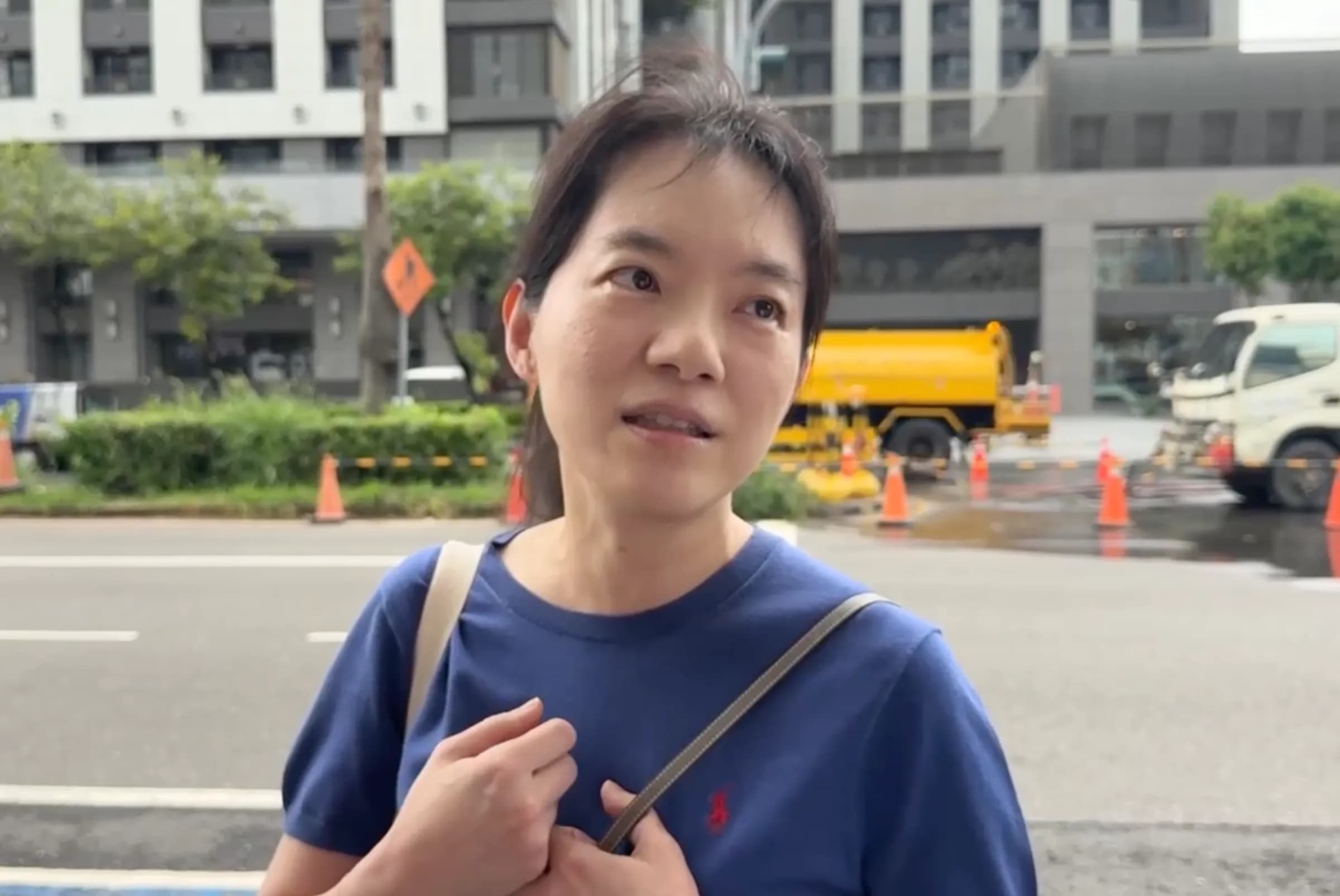 隨著肉搜風波持續延燒，陳幸妤後續看到網傳照片時坦言看到同樣照片，但無法百分之百證實這就是本人。（鏡新聞提供）