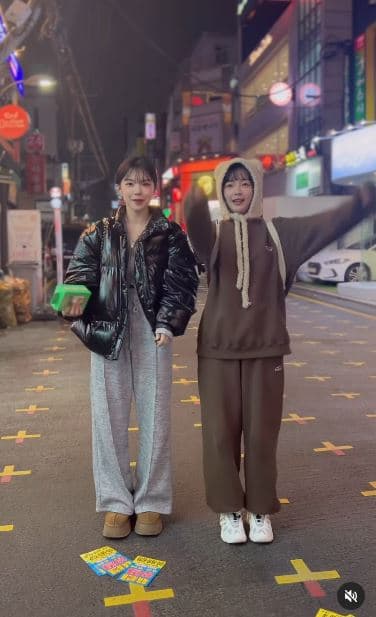 籃籃和李多慧合體跳幫幫舞，14秒影片瘋轉。（圖／翻攝自籃籃IG）