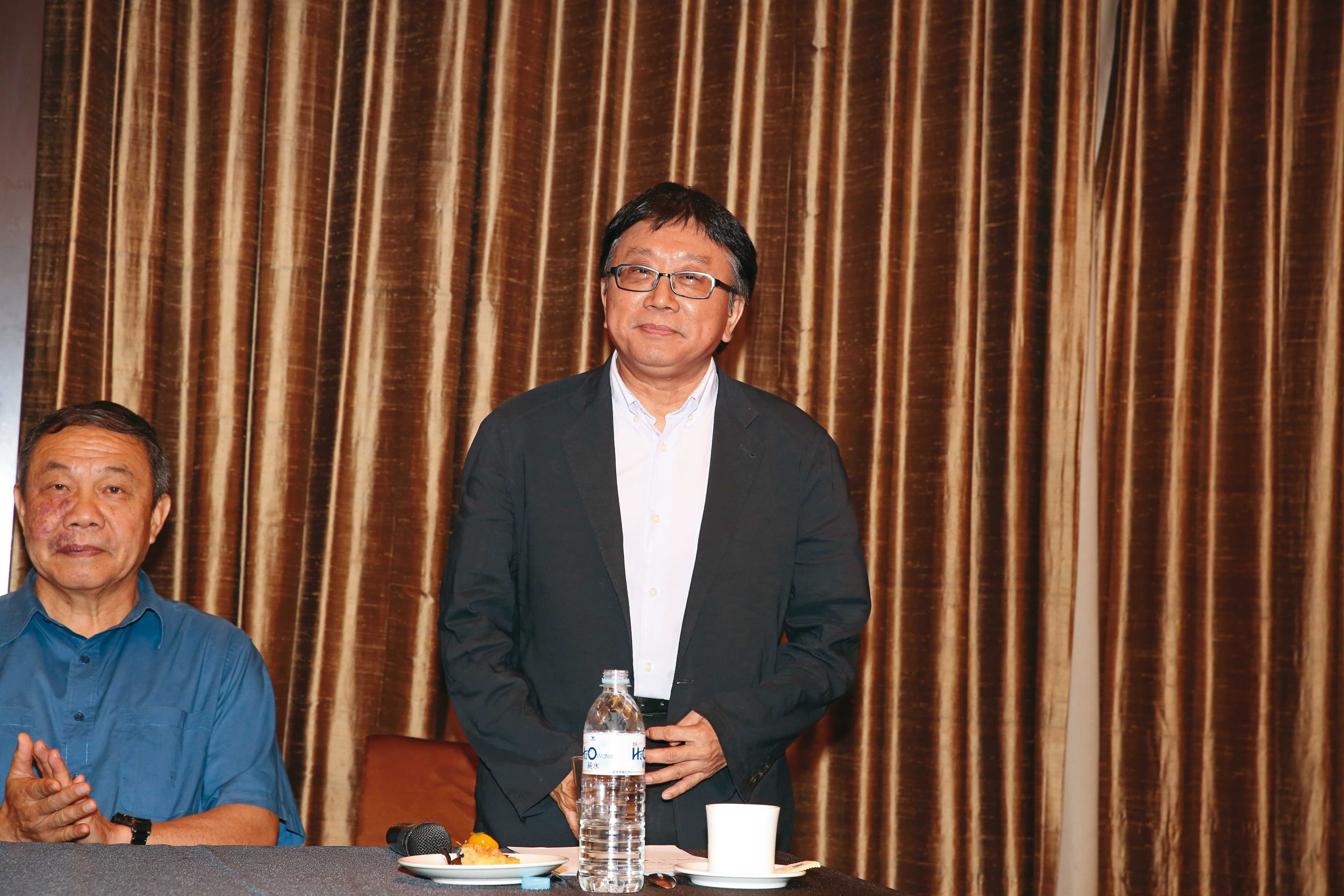 棒協祕書長林宗成（圖）、中職會長蔡其昌對各縣市「孵蛋」持正面態度。（鏡報董孟航）