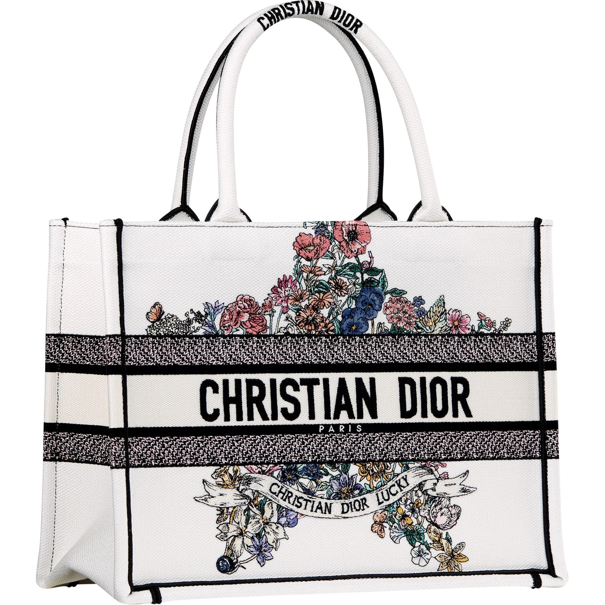 DIOR Lucky膠囊系列Book Tote刺繡中型托特包，NT$110,000。（迪奧提供）
