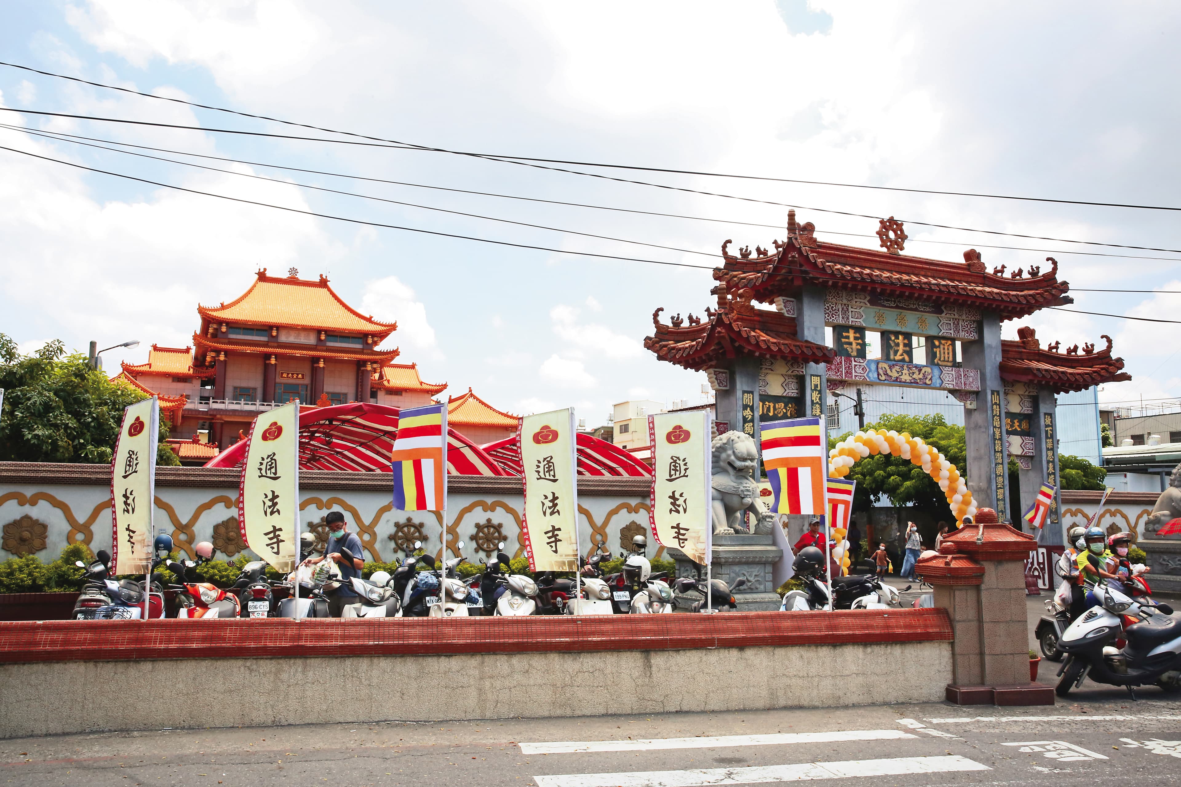 本刊2020年中曾踢爆林岱樺疑替通法寺（圖）強索贊助一案，這次也被檢調列入釐清重點。（資料照片）