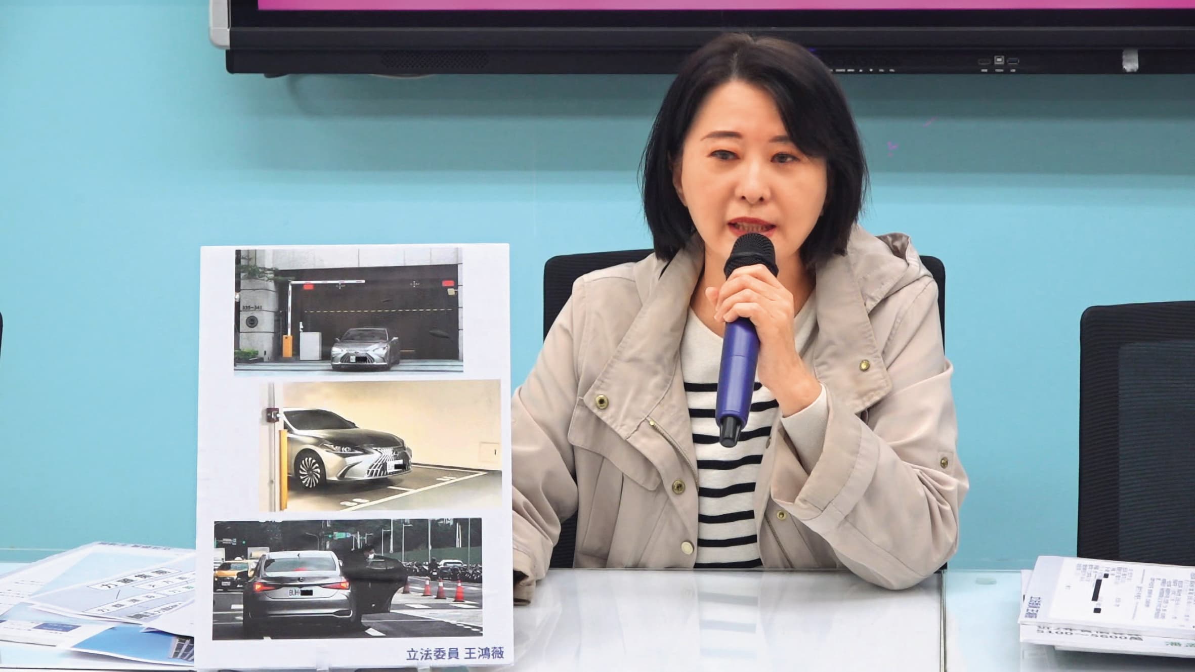 ↑王鴻薇（圖）前年底召開記者會，質疑潘孟安接受財團招待住台北豪宅，事後大翻車。（東森新聞提供）