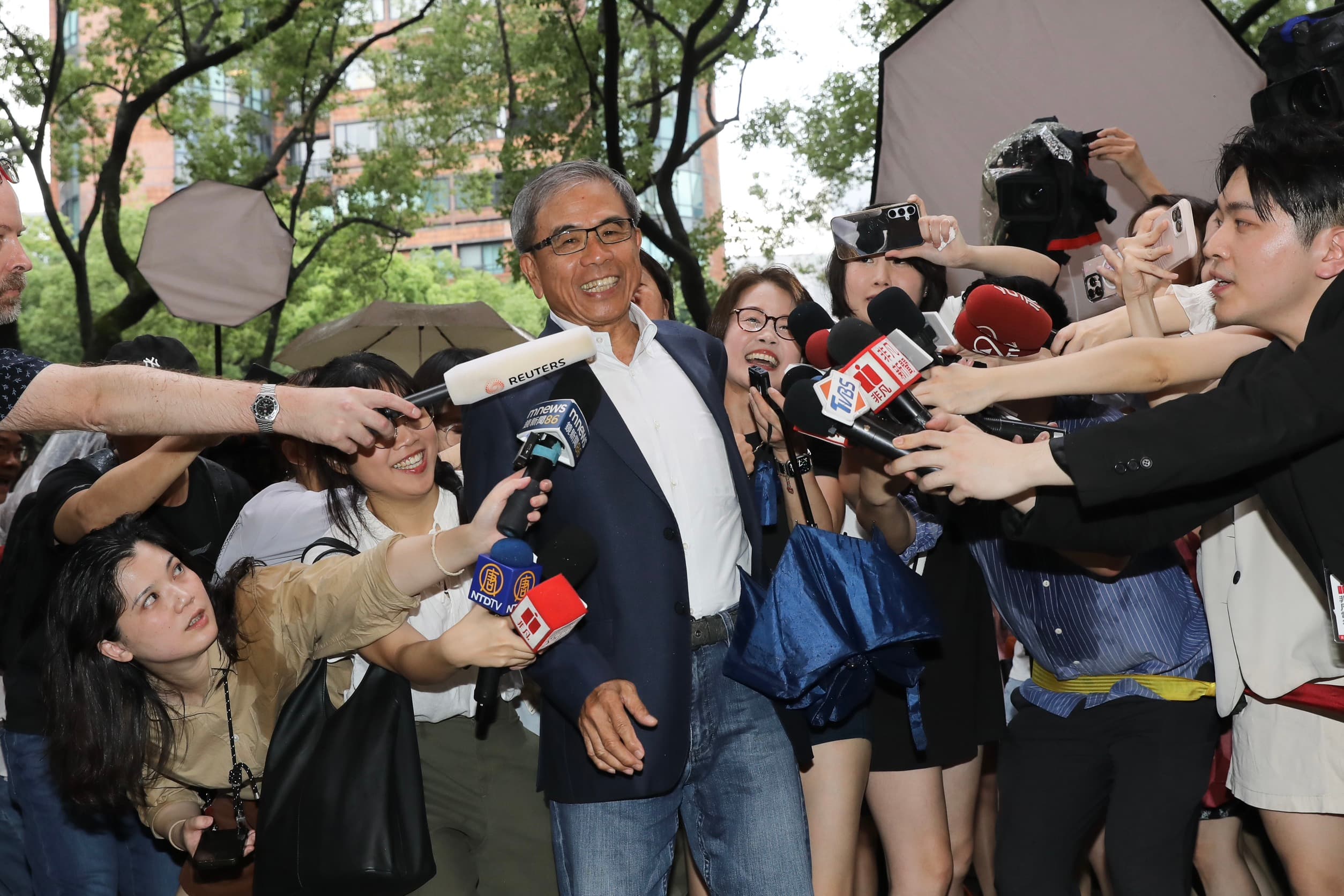 仁寶董事長陳瑞聰首次出席輝達「兆元宴」。