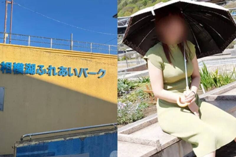 AV女優在知名公園裸奔拍片，日本網認出拍攝地驚呆。（圖／翻攝自X）