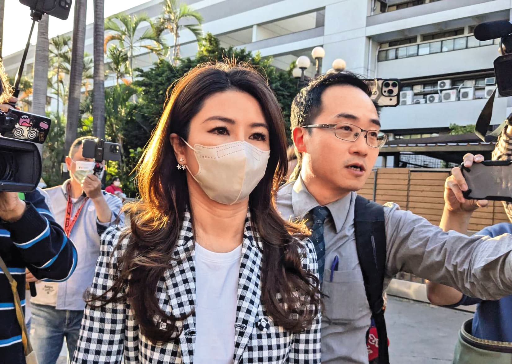 葳群前董座徐培菁表示,「龍」系列是全球電競市場很爆紅的「IP」,因此指示開發和《魔龍傳奇》很像的《魔龍再起》。(鄧玉瑩攝)