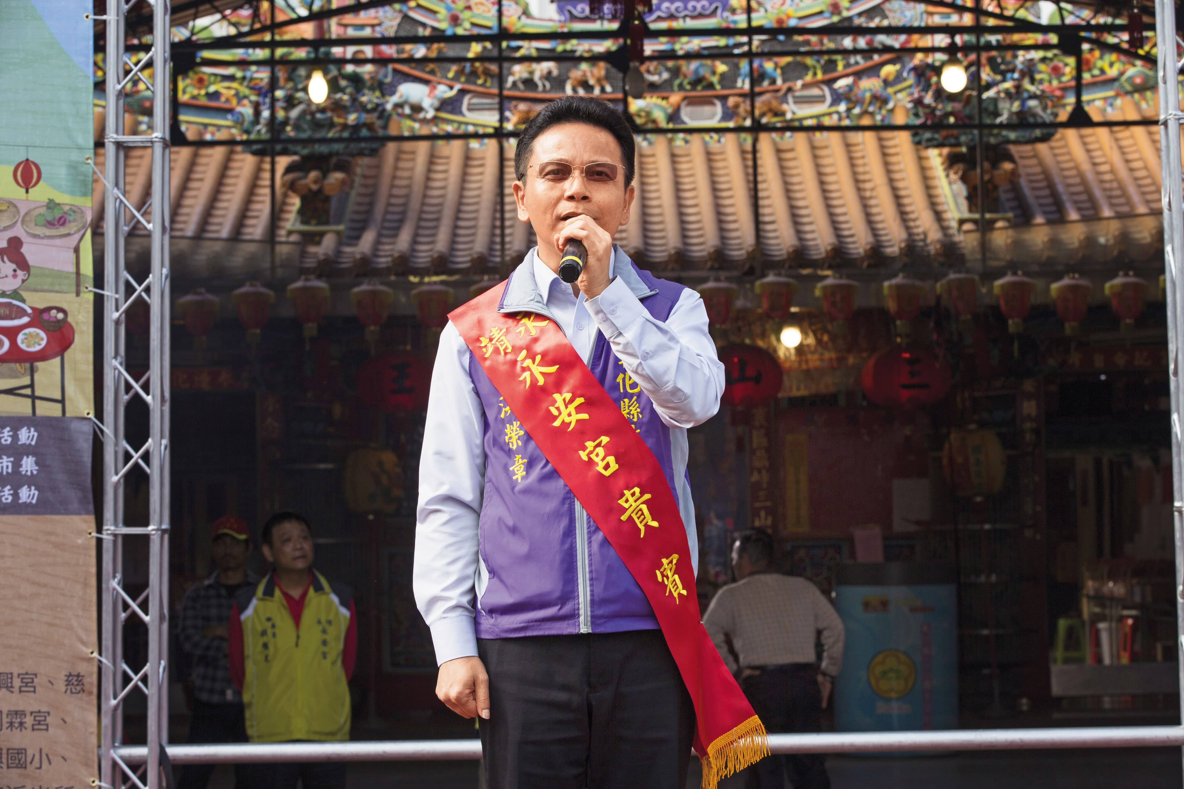 洪榮章爭取黨內提名參選彰化縣長，競選動作很早就已經啟動。