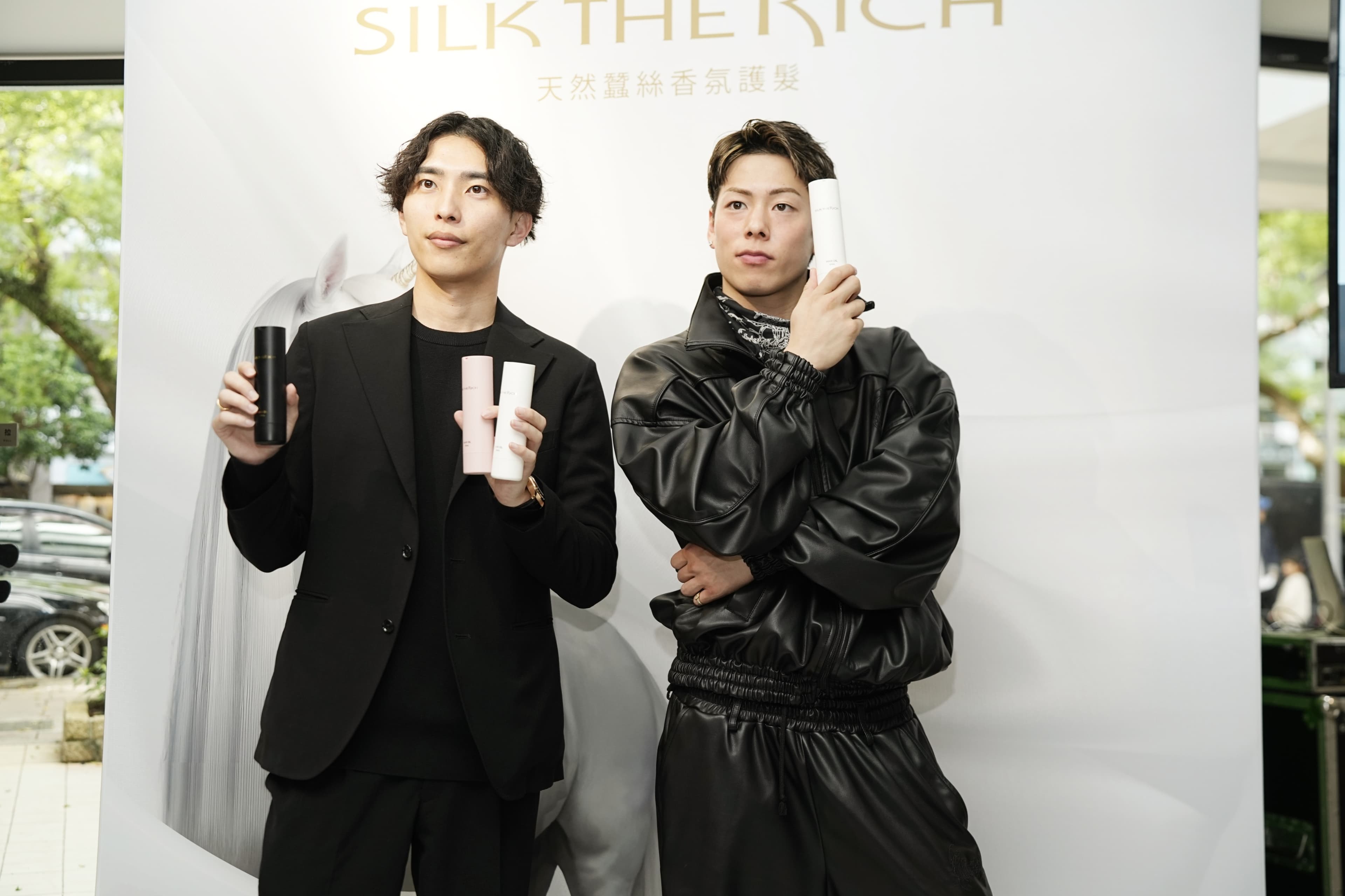 三浦孝太（右）與品牌創辦人三浦裕太合照。