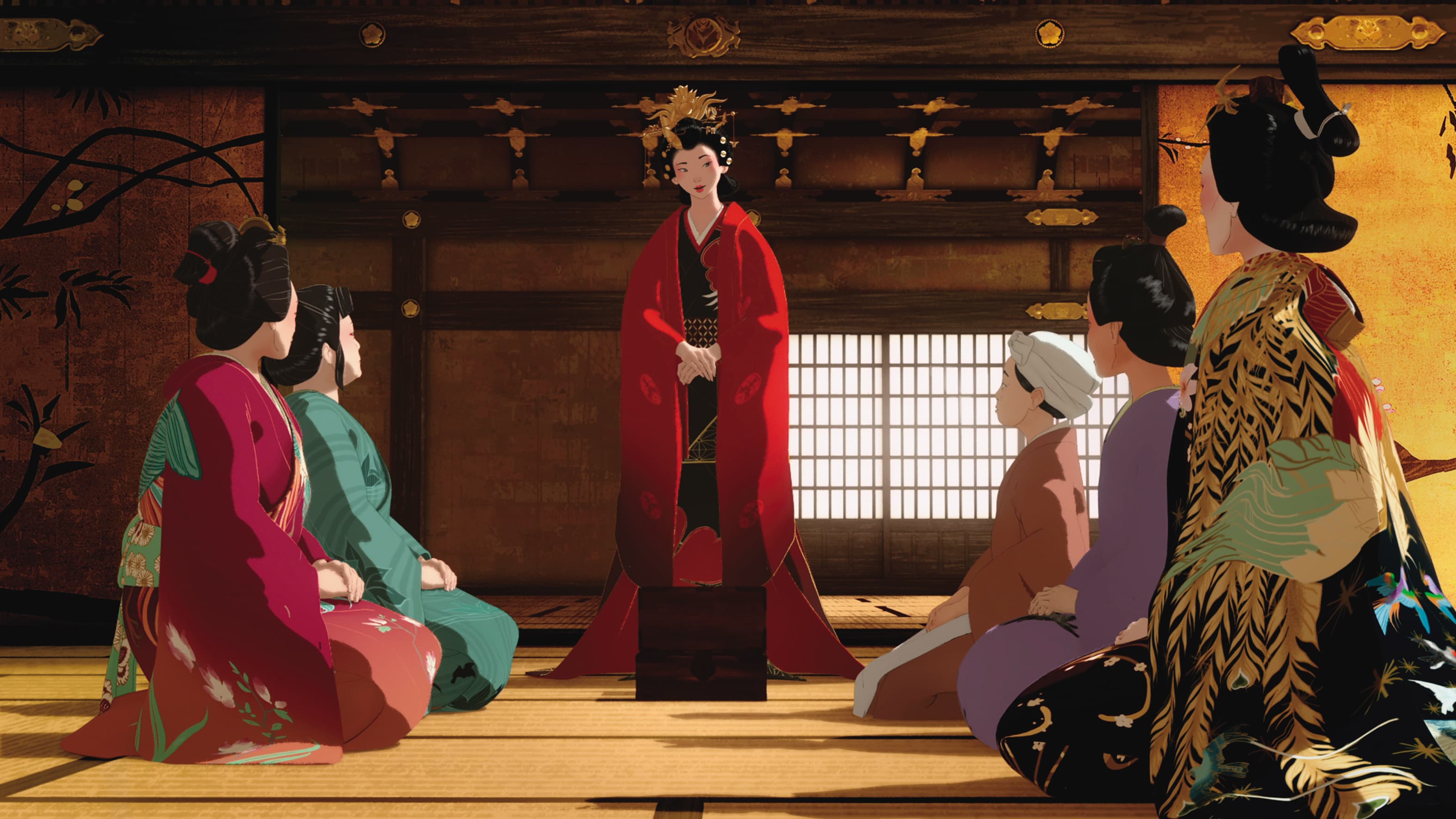 動畫中有日本女子穿和服走路畫面，都由吳怡君真人示範給動畫師看。（Netflix提供）