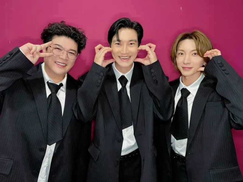 利特、始源與神童組成的LSS，將在新北淡水陪大家跨年。（翻攝Super Junior臉書）