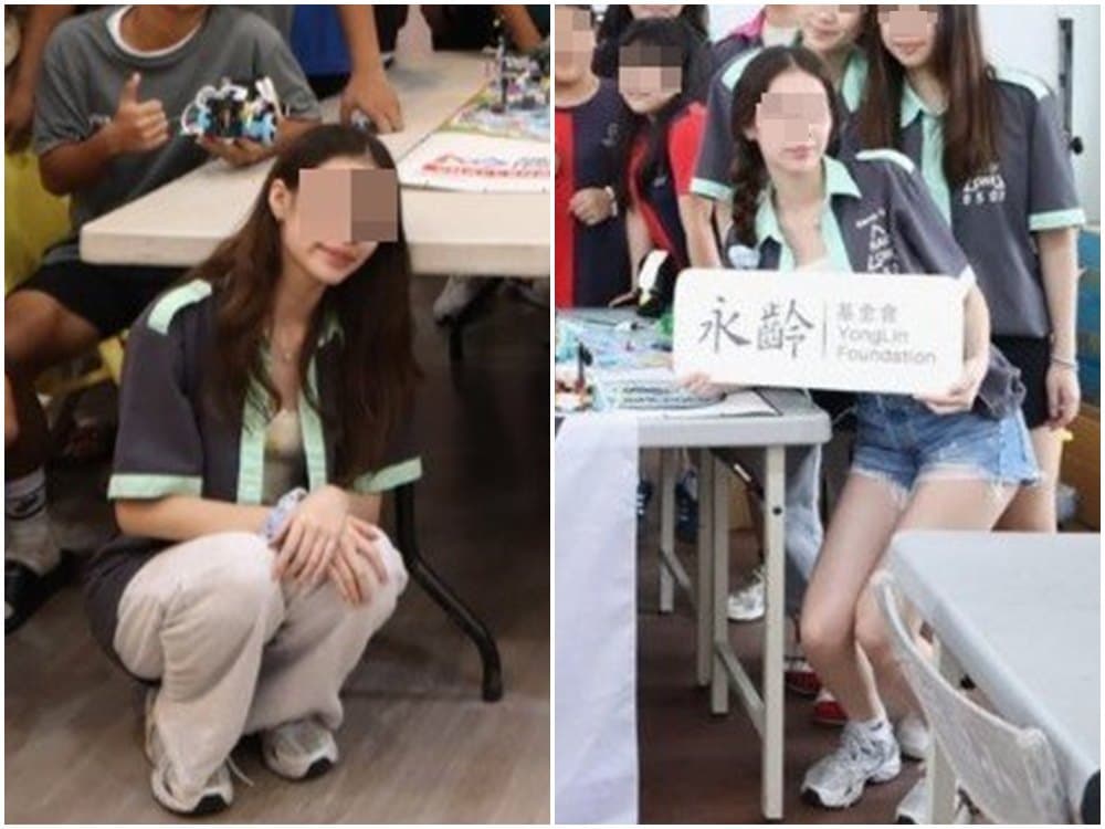 Sandy擁一頭長髮，跟媽媽長得非常像。（翻攝roboyouthtaiwan IG）