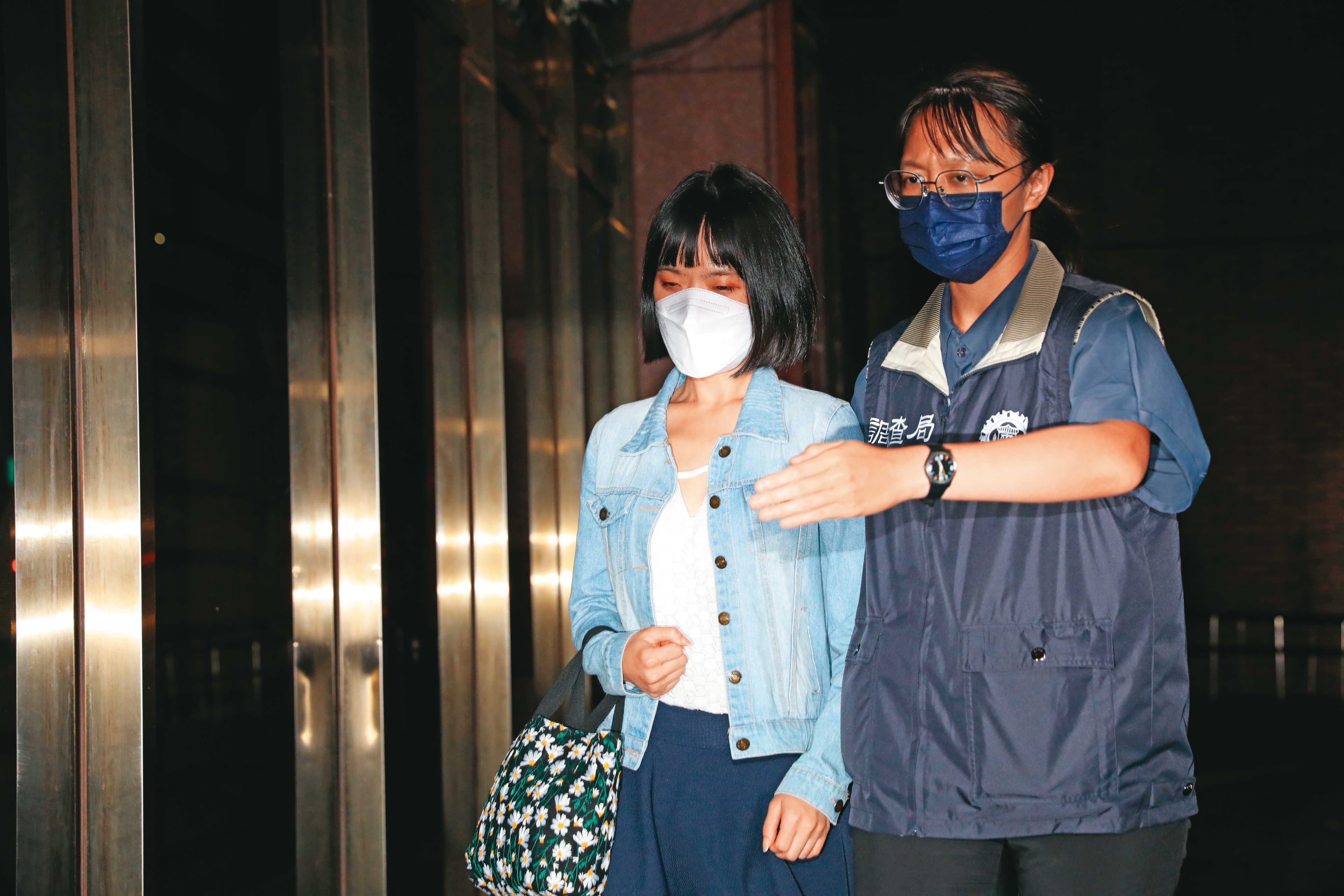 柯營會計何璦廷（圖）涉嫌作假帳，訊後遭檢方以50萬元交保。