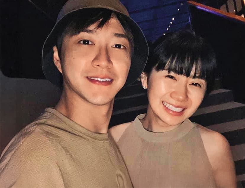 江宏傑（左）和福原愛（右）的桌球童話會幻滅，衛生紙真的要負責。（？）（翻攝自江宏傑臉書）