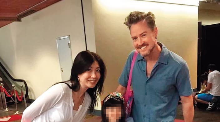 黃嘉千、夏克立一家人曾主打幸福形象，如今已然幻滅。