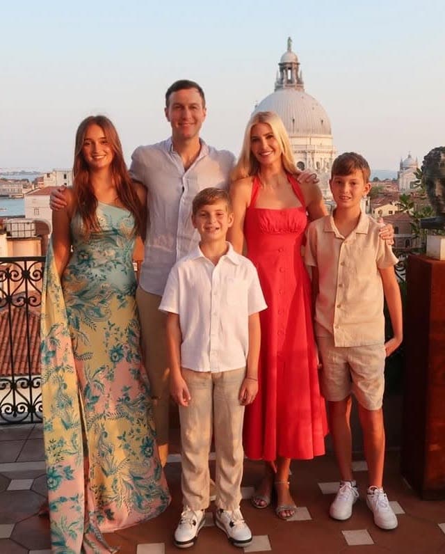 伊凡卡與庫許納育有3名子女。（翻攝ivankatrump IG）