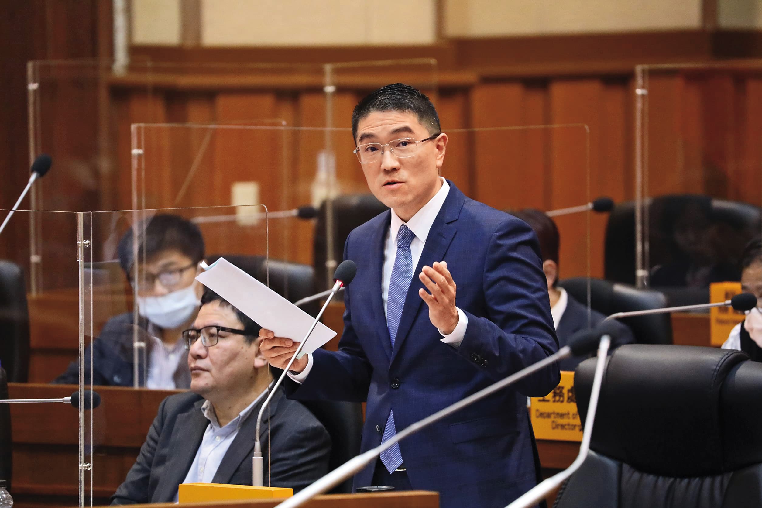 爭取連任的基隆市長謝國樑致力推動基隆觀光。（基隆市政府提供）