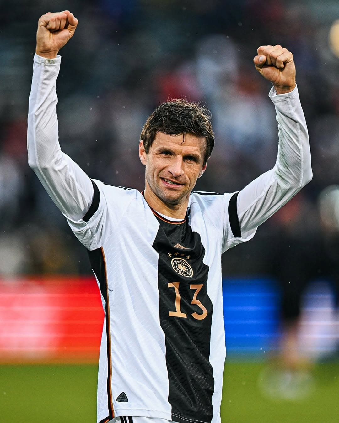 德國當家球星穆勒。（翻攝自Germany Football Team﻿粉絲專頁）
