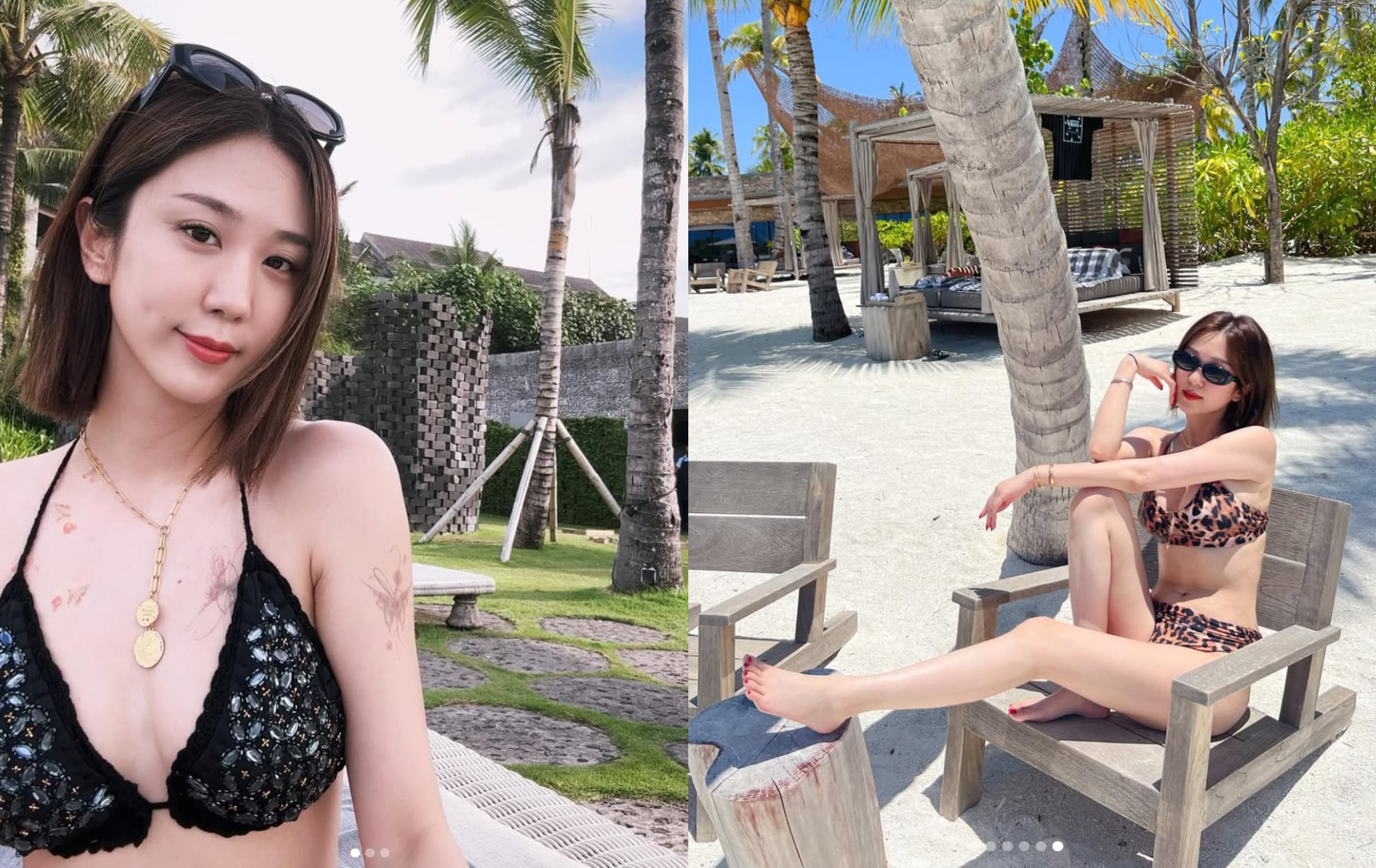 Ariel身材火辣，時不時在社群網站分享豪門人妻動態。（翻攝arielcheung_ IG）