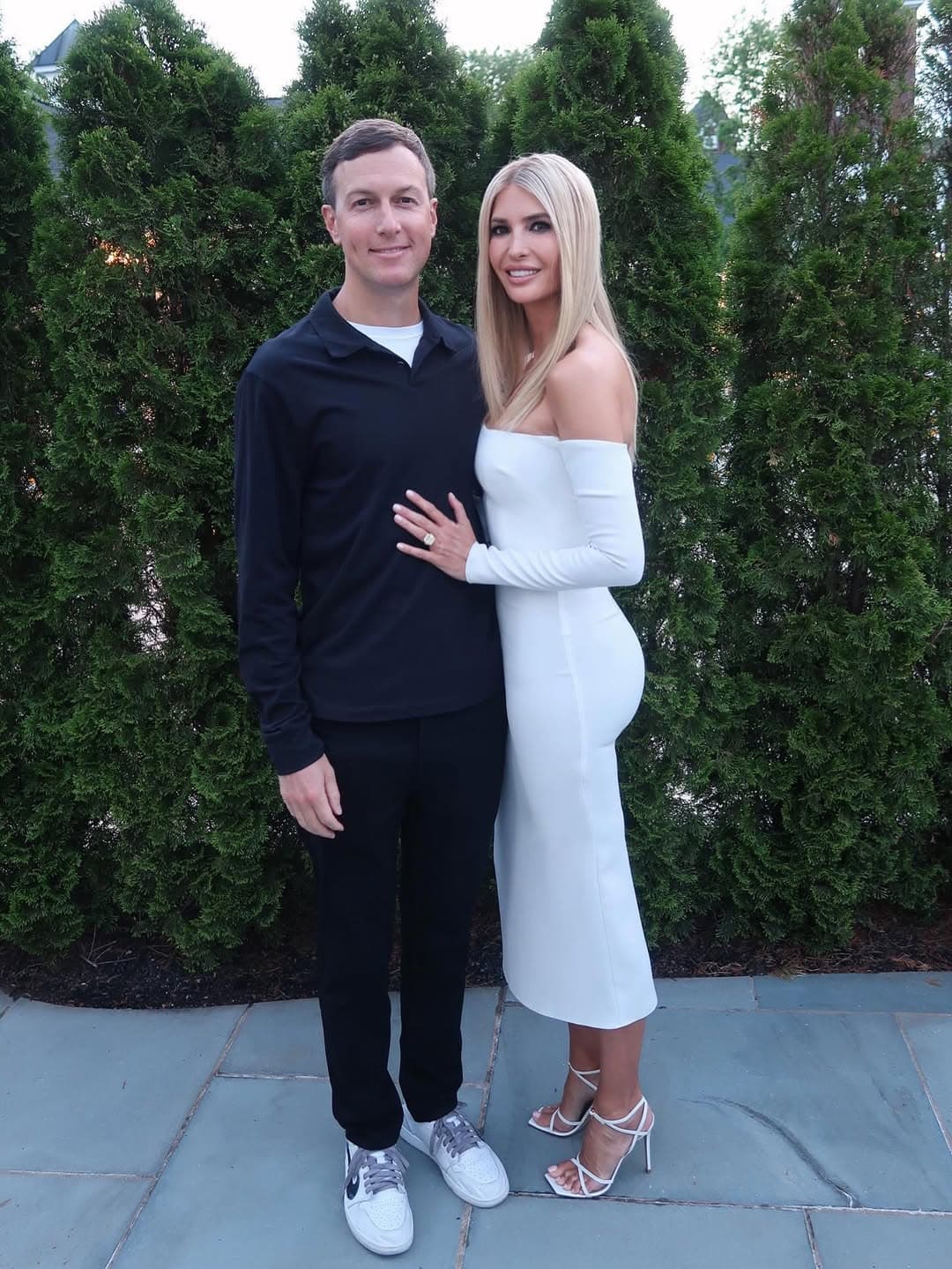 伊凡卡跟庫許納夫妻感情好。（翻攝ivankatrump IG）