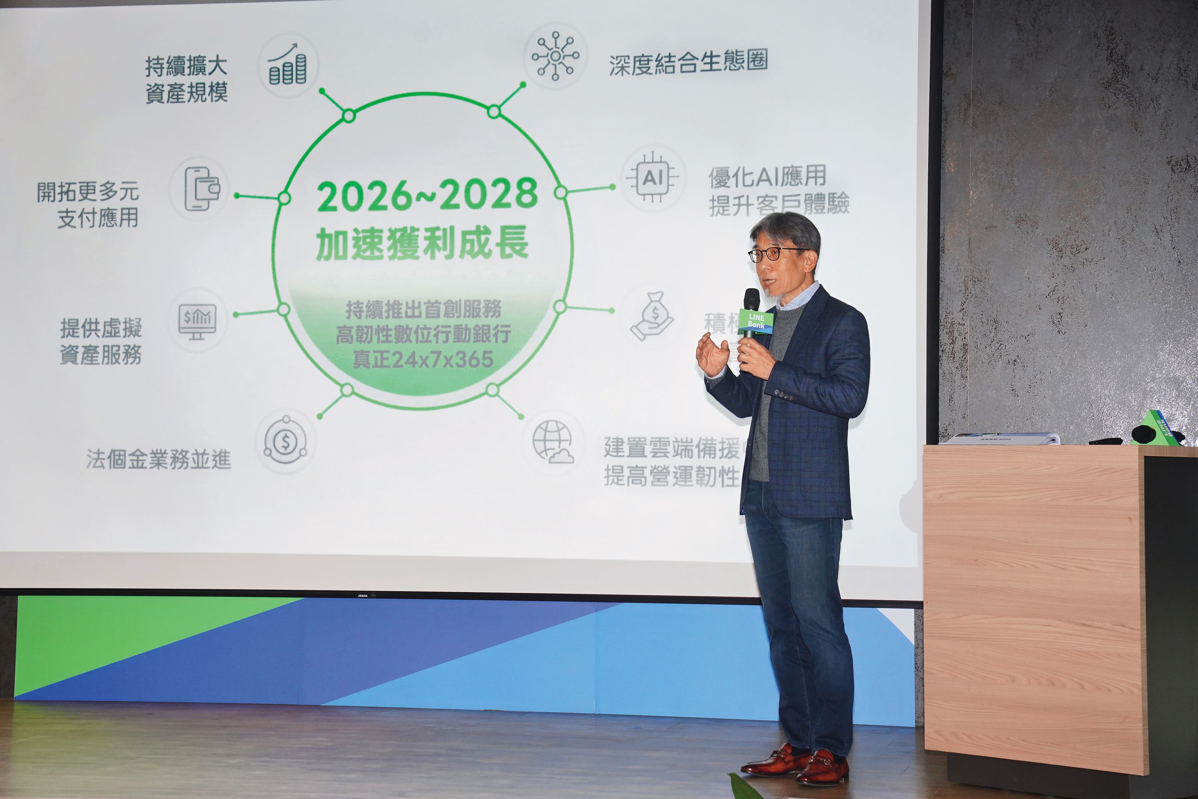 對於從2019年就加入LINE Bank籌備處的黃以孟來說，企業金融服務將是下階段成長動能。