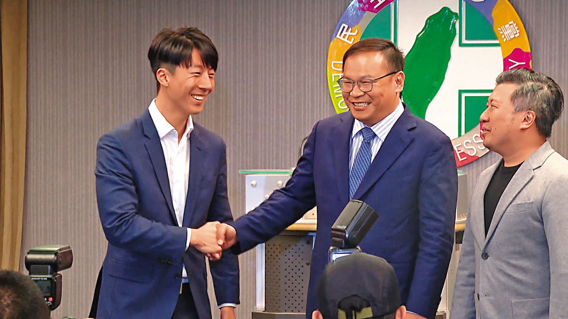 民進黨擬邀政策會執行長王義川、新聞部主任吳崢等高人氣幹部，辦見面會招募新黨員。