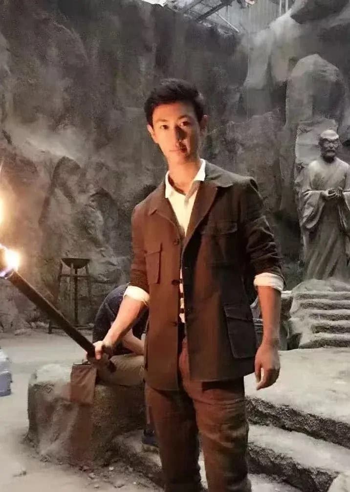 男方曾分享自己跑龍套的照片。（翻攝豆瓣）