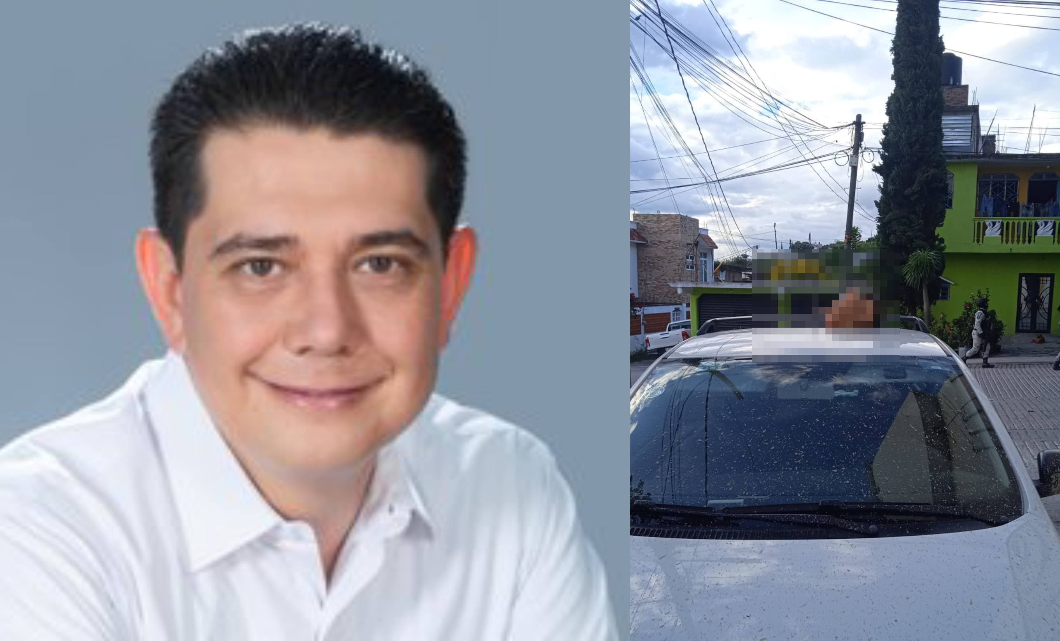 阿科斯被斬首（圖），頭顱置於車上。（翻攝自X）
