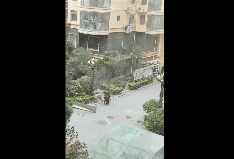 有網友分享河南情形。(翻攝自臉書@中國傻事)