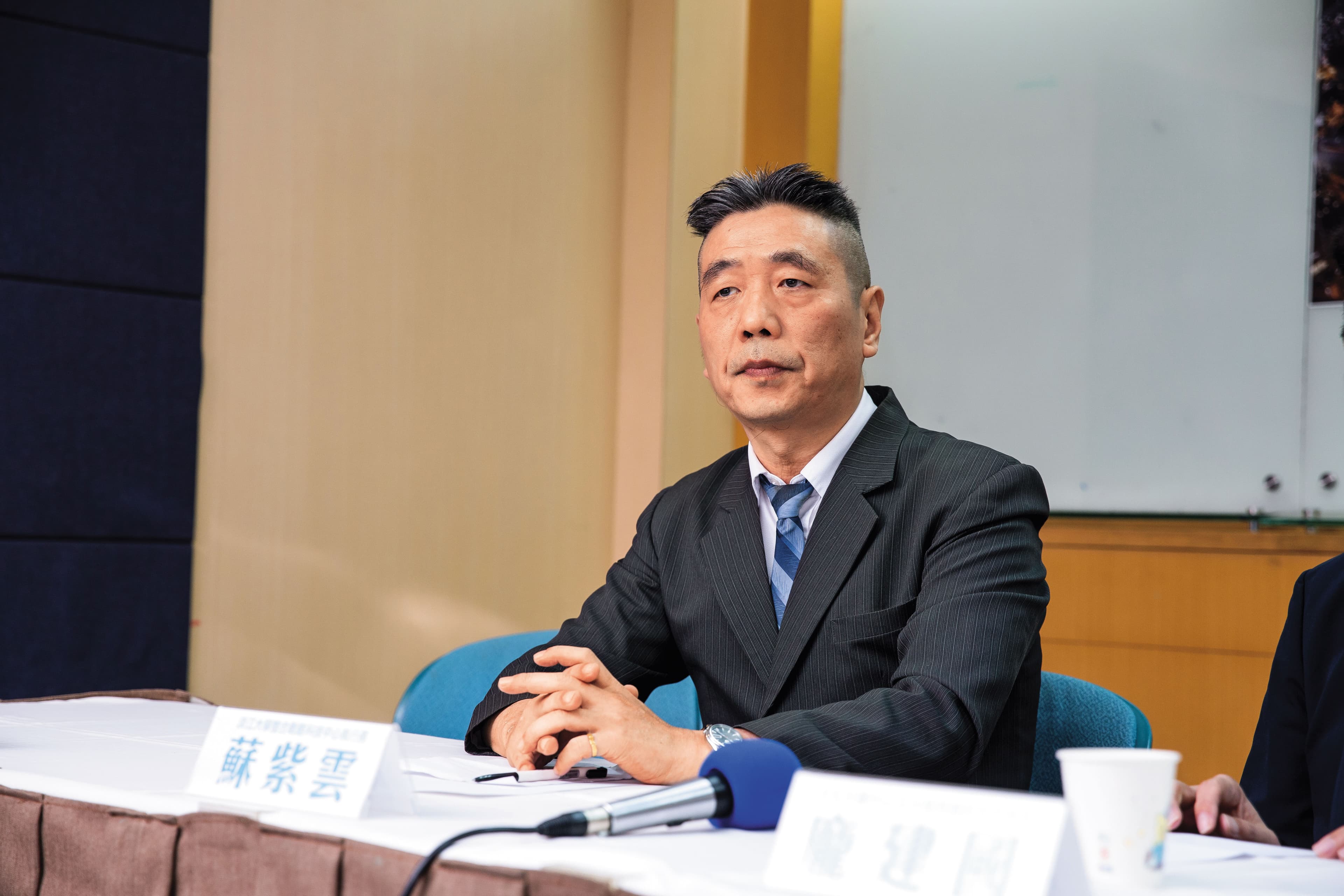 國防安全研究院國防戰略與資源研究所長蘇紫雲。（翻攝台灣新國際關係論壇） 