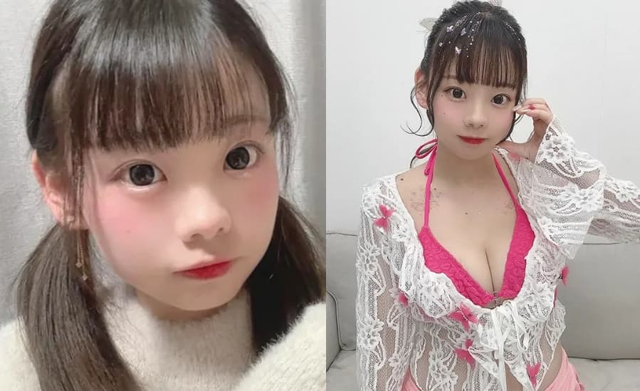 雖然Maimai長相很像小學生，但其實身材姣好。（翻攝IG@maimai_fr2pon）