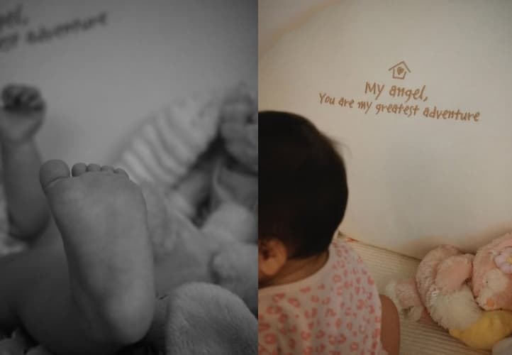 鬼鬼稍早曬出女兒近照，濃密黑髮吸睛，網友驚呼：「妹子好可愛！」（翻攝自Instagram／gemma_811）