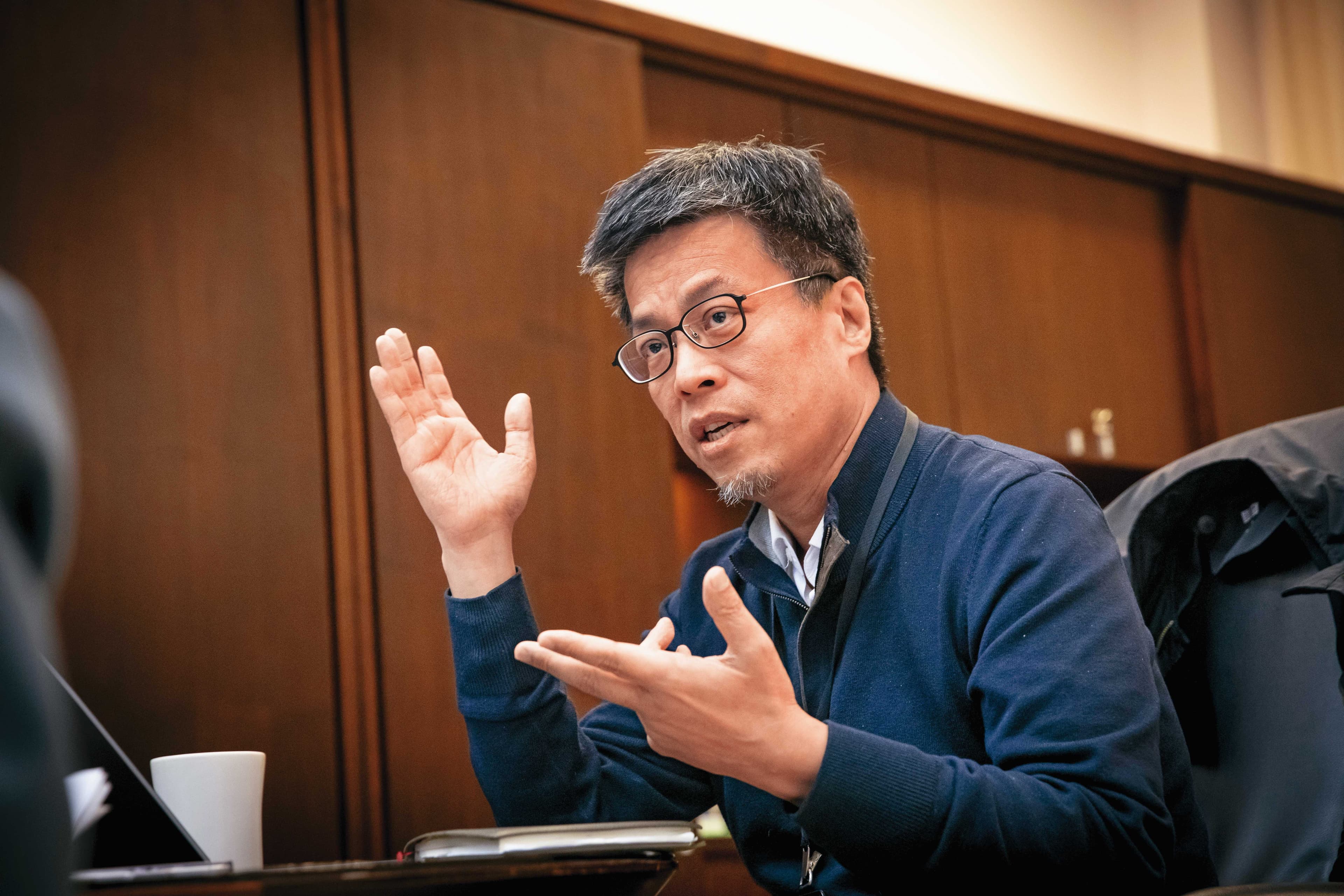 國安會諮詢委員黃重諺證實，不少台灣資通電軍人員受中國跨國騷擾向政府求助。政府已建立保護機制，現正研擬反制手段。（王漢順攝）