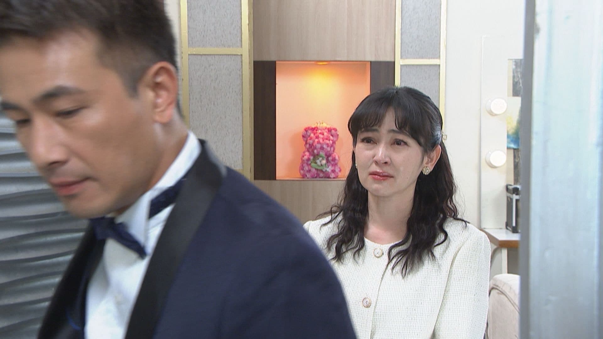 蔡燦得飾演與傅子純母子對戲催淚全場。（民視提供）
