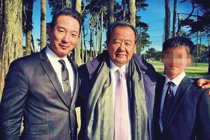 Eric（左）在社群上有與林伯實（中）及林佳翰（右）的合照，看來彼此感情不錯。（翻攝自ERIC IG）