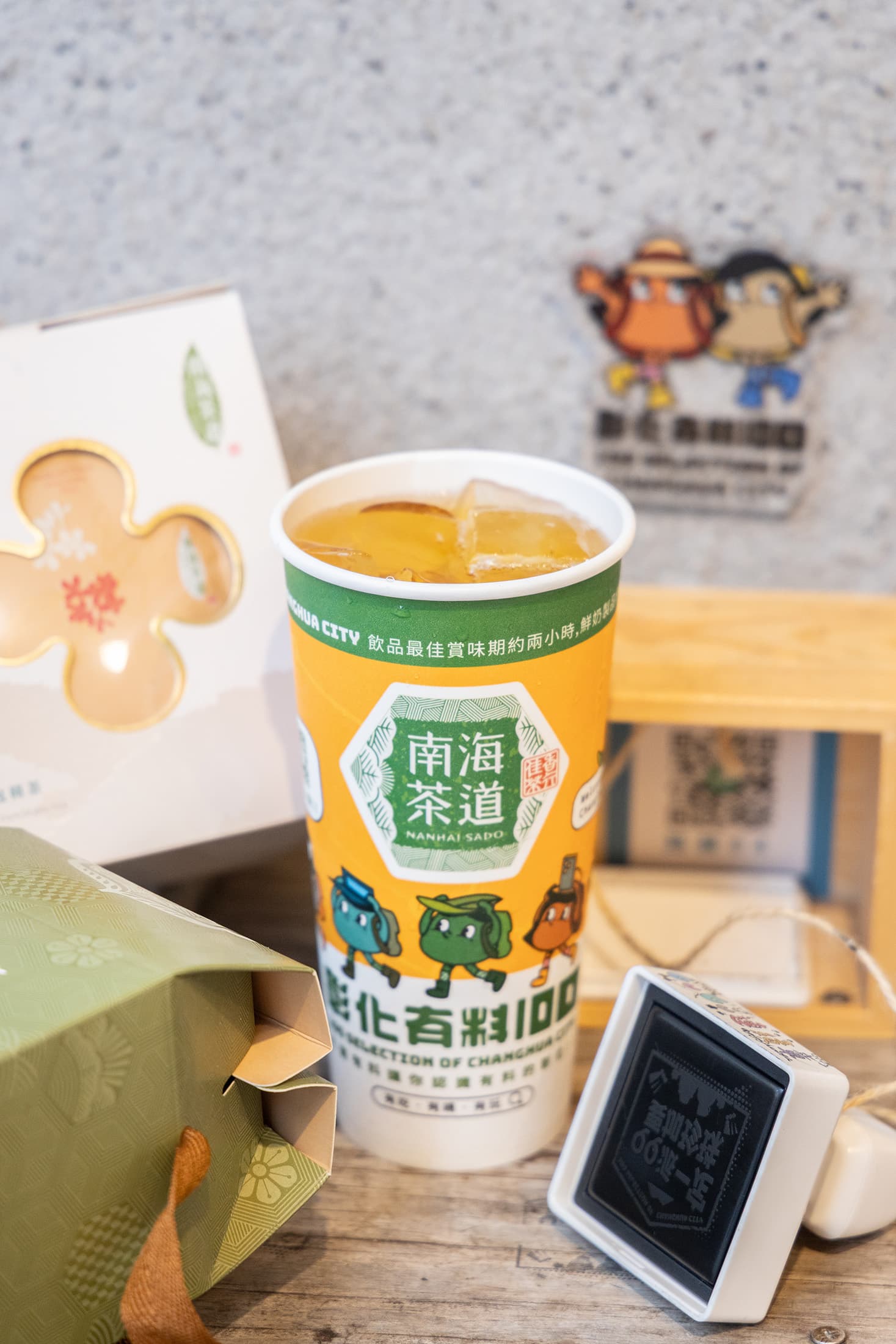 「鹿谷金萱」是最多人來南海茶道點選的口味。（45元／杯）