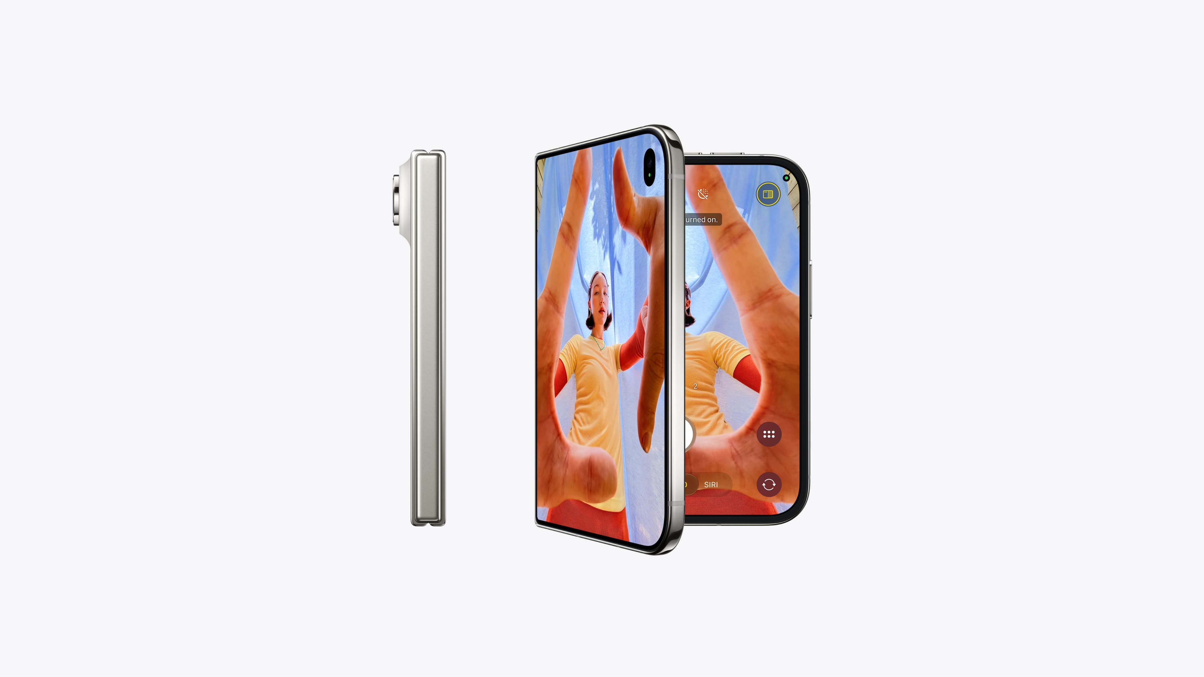 蘋果首款摺疊手機iPhone Duo推出。（取自蘋果官網）