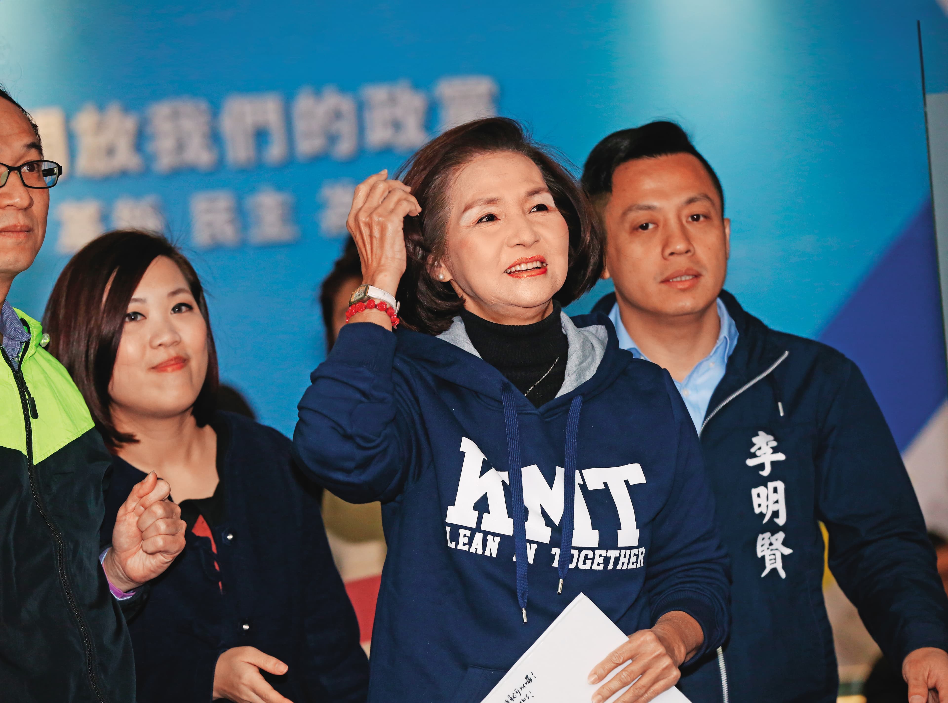 小兒子林澤民遭前女友提告後，有藍營民代聲稱受林姿妙（圖）所託介入協調。
