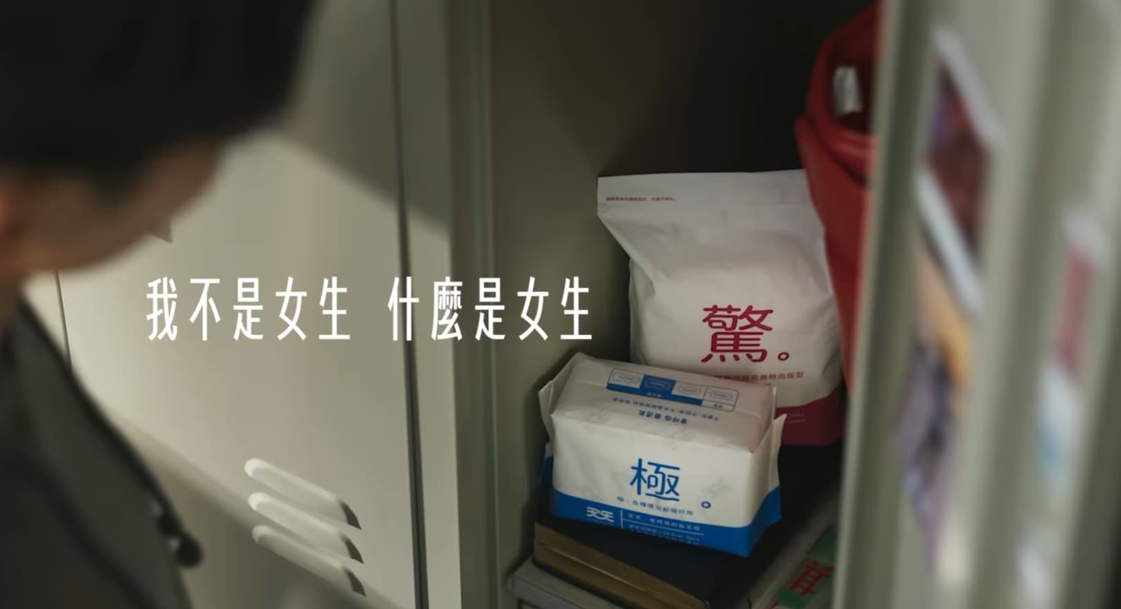 林郁婷為天天衛生棉拍攝代言形象廣告。（翻攝自臉書）