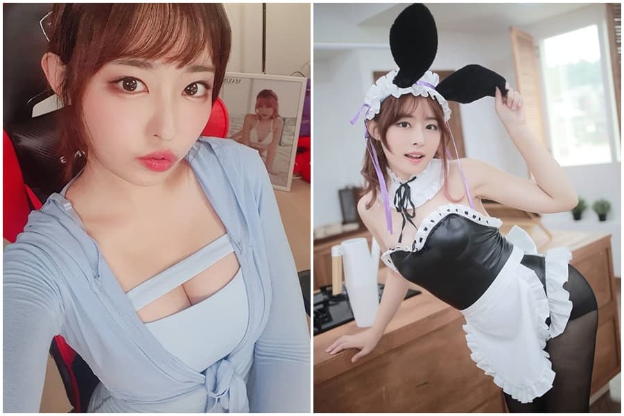 韓國遊戲直播主Hanaru臉蛋甜美,身材也十分火辣。(翻攝自Hanuru IG)